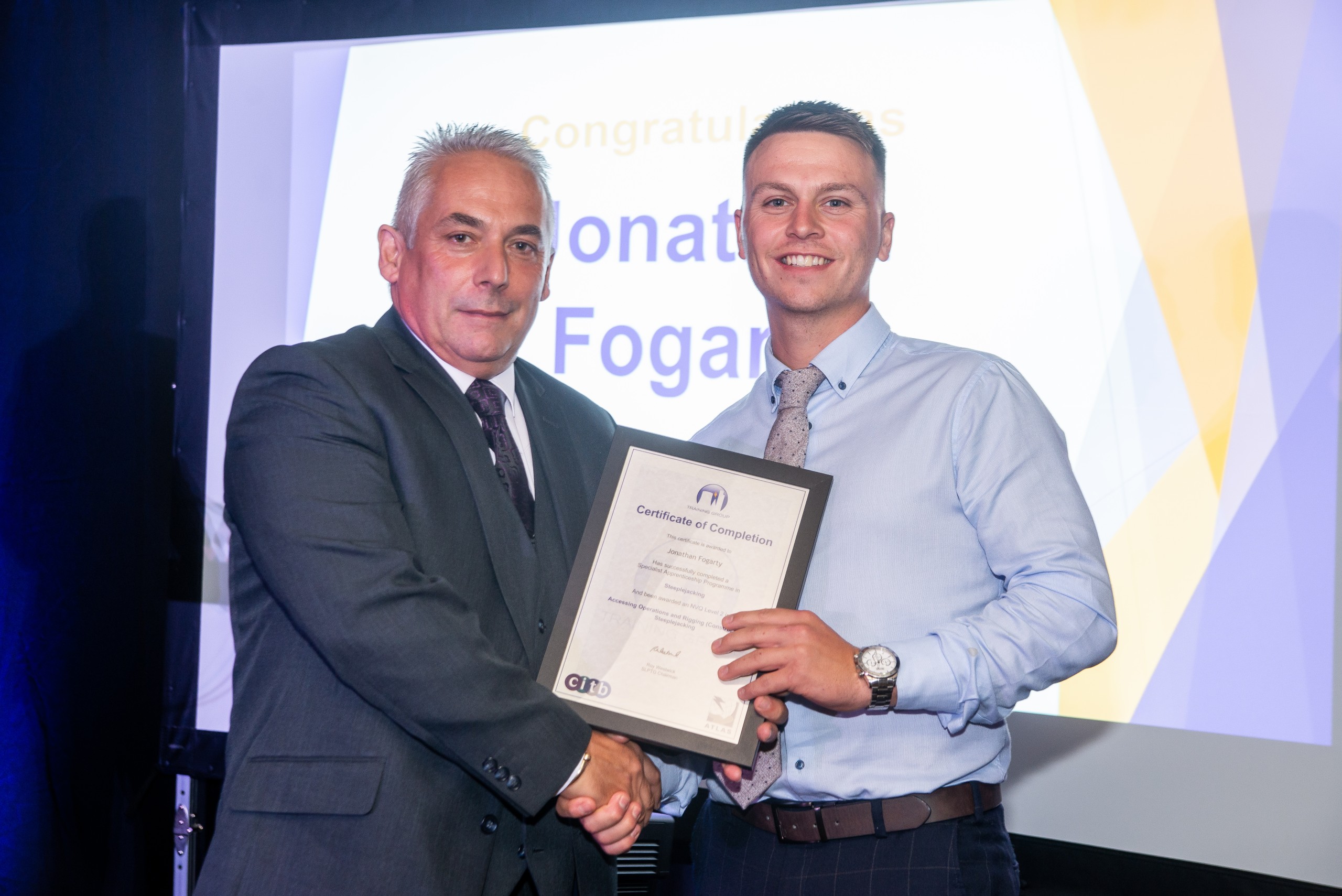 Steeplejack apprentice winner - Jonathan Fogarty